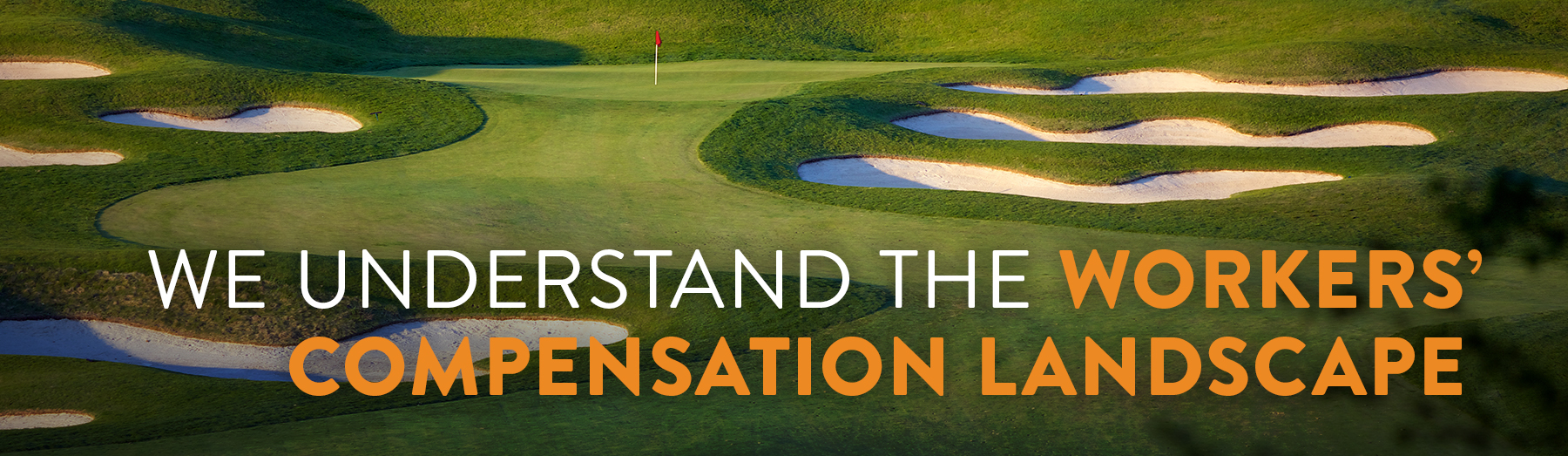 Stonetrust Workers’ Compensation Caddie campaign using a golf course metaphor to highlight insurance partnership